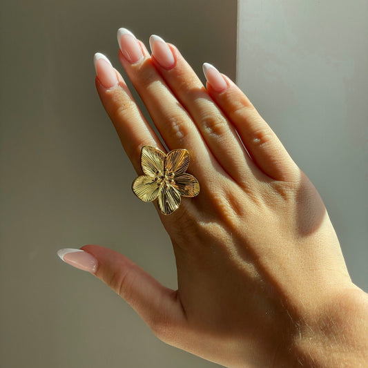 Gioviva™ Golden Bloom Ring