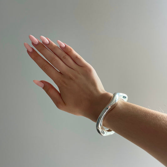 Gioviva™ Silver Open Bracelet