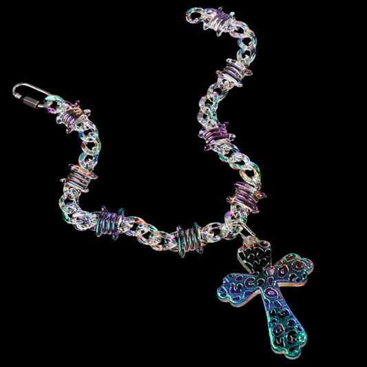 Gioviva™ Iridescent Cross Pendant