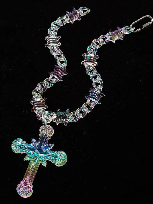 Gioviva™ Iridescent Cross Pendant